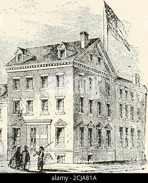 . Geschichte der neunten und zehnten Regimenter Rhode Island Freiwilligen, und der zehnten Rhode Island Batterie, in der Union Armee im Jahr 1862 . Potomac Fairfax Seminary ist in der Nähe. Das Regiment wurde der zweiten Brigade, Reserve ArmyCorps, südlich des Potomac, zugewiesen, die von Col. Zenas R. Bliss, von den zehnten Rhode Island Freiwilligen kommandiert wurde, amtierender Brigadier-General.die Brigade bestand aus Battery L, Second New York; Battery C, First New York; Sechzehnte Indiana Battery, Ninth und TenthRhode Island Volunteers, Thirty-Second Massachusetts Volun-teers, Second Excelsior Battery, und die Zwölfte PennsylvaniaCa Stockfoto