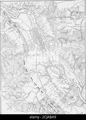 . Geschichte des Zwölften Regiments, Rhode Island Volunteers, im Bürgerkrieg, 1862-1863 . Erscheinungsidentisch mit dem von Seth Greens Shad nach Durchschreiten seiner Hände im Interesse der Pisciculture. Hier, nachdem sie in Rauch für etwa vierzig Achtzigthours eingehüllt, schien es ganz sicher, dass Hunger, Erstickung, Vernichtung, und möglicherweise Verdammnis für die unregenerierten, Wasto die unmittelbare Untergang des Regiments. Doch am Morgen des 9. Rollten die Rauchwolken par-tially weg, und als die Strahlen der Sonne unser Lager erleuchteten, erschien unser Kommissar auf der Szene. Wi Stockfoto