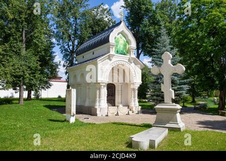 Denkmal-Kapelle Prinz Dmitri Poscharski. Susdal. Russland Stockfoto