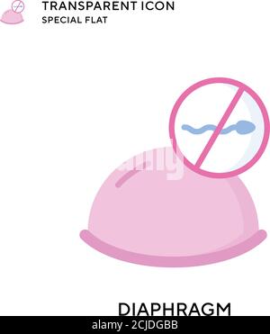 Symbol für den Membranvektor. Flache Illustration. Vektor EPS 10. Stock Vektor
