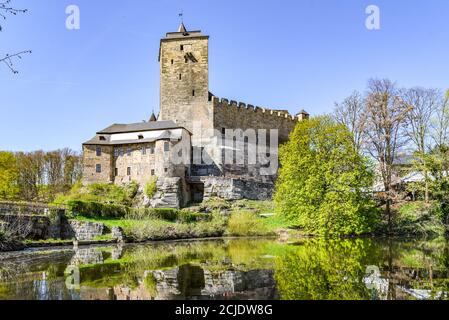 Schloss Kost - gotische mittelalterliche Festung in Böhmisches Paradies, Cesky Raj, Tschechische Republik. Stockfoto