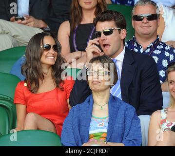 Pippa Middleton und Alex Louden Wimbledon Tennis Championships, Wimbledon, London, Großbritannien - 29 Jun 2011 BILDCREDIT : © MARK PAIN / ALAMY STOCK I Stockfoto