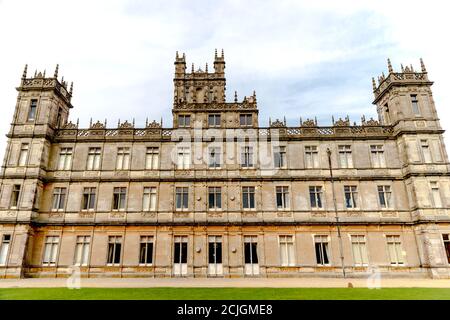 Highclere Castle in Hampshire (England) - Downton Abbey in der TV Stockfoto