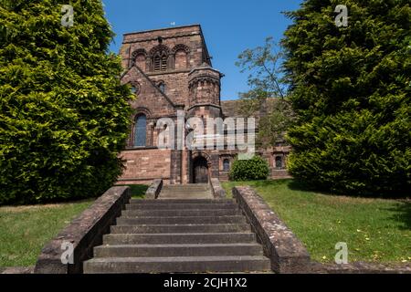 Vereinigte Reformierte Kirche in Thornton Hough Wirral Juni 2020 Stockfoto