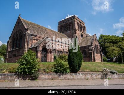 Vereinigte Reformierte Kirche in Thornton Hough Wirral Juni 2020 Stockfoto