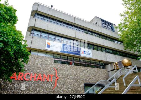 Norwich, Norfolk, 04/09/2020 Prospect House der Hauptsitz von Archant Publishing, einem Zeitungsverlag mit Sitz in Norwich, sie p Stockfoto