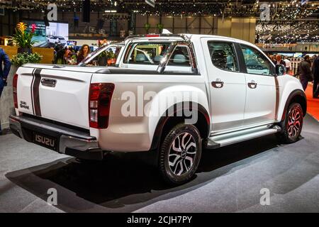 Isuzu D-Max Quasar auf dem 88. Genfer Autosalon. Genf, Schweiz - 5. März 2019. Stockfoto