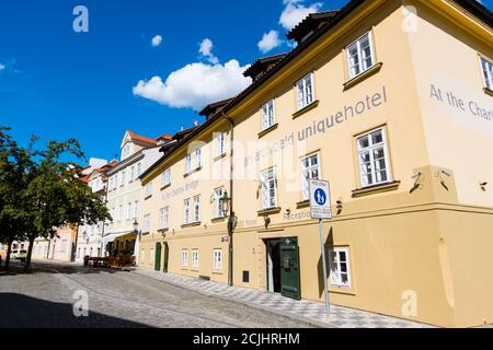 Na Kampe, Kampa Insel, Prag, Tschechische Republik Stockfoto