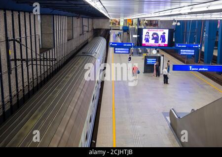 Warszawa Centralna, Hauptbahnhof, Warschau, Polen Stockfoto