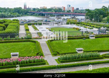 Ogrotty Zamku Krolewskiego, Warschauer Schlossgärten, Stare Miasto, Altstadt, Warschau, Polen Stockfoto