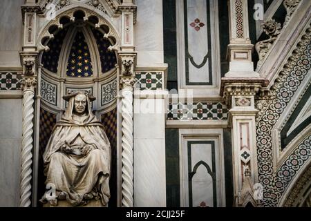 Außenansicht der Kathedrale von Florenz (Santa Maria del Fiore) Stockfoto