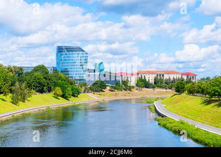 Flusses Neris, Vilnius, Litauen Stockfoto