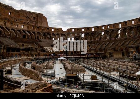 Schöne Aussicht auf das Kolosseum in Rom, Italien Kolosseum Rom Italien Stockfoto