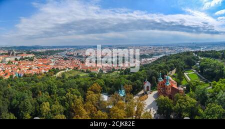 Prag, Tschechische Republik. August 2020. Prag, Tschechische Republik 22. August 2020: Impressionen Prag - 2020 Tschechische Republik/Prag/City View Quelle: dpa/Alamy Live News Stockfoto