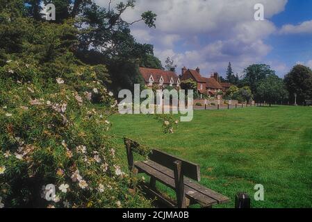 Das Dorf grün, die Lee, Buckinghamshire, Chilterns, England, Großbritannien Stockfoto