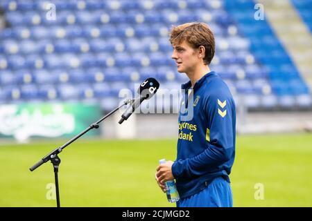 Broendby, Dänemark. September 2020. Peter Bjur (29) von Broendby, WENN er während des 3F Superliga Spiels zwischen Broendby IF und FC Nordsjaelland im Broendby Stadion in Broendby gesehen wird. (Bildnachweis: Gonzales Photo - Dejan Obretkovic). Stockfoto