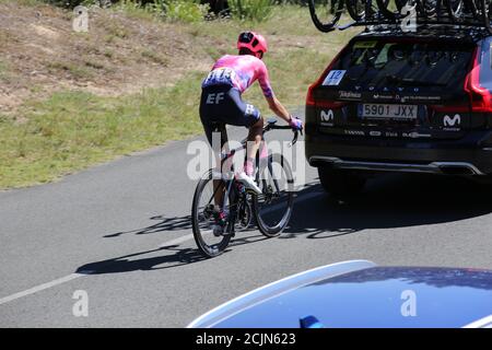 Tour de France, 8.9.20, Côte Sauvage, Charente Maritime Stockfoto