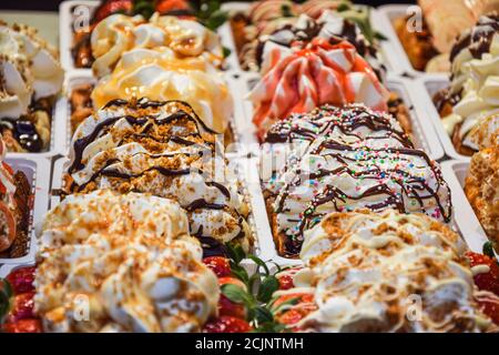 Belgische Waffeln Stockfoto