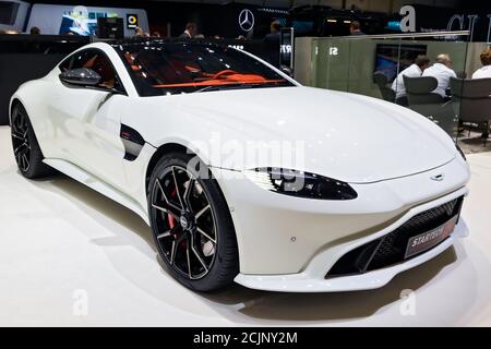 STARTECH Aston Martin 600 HP Vantage maßgeschneiderter Sportwagen auf dem 89. Genfer Automobilsalon. Genf, Schweiz - 5. März 2019. Stockfoto