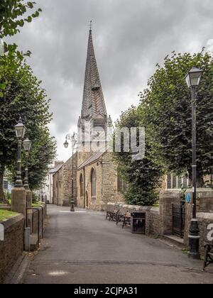 Barnstaple Pfarrkirche, St. Peter & St. Maria Magdalena Kirche. North Devon, Großbritannien. Stockfoto