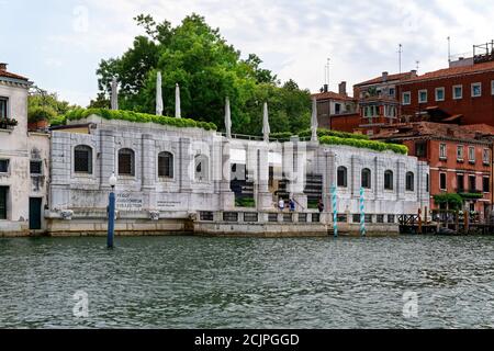 Die Peggy Guggenheim-Sammlung, Canal Grande, Venedig, Venetien, Italien, Europa Stockfoto