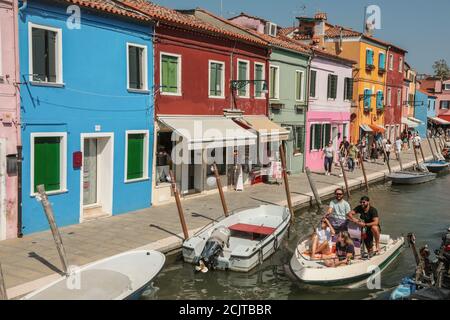 MURANO INSEL, VENEDIG, ITALIEN Stockfoto