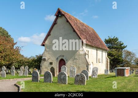 St. Wilfrid's Church, Church Norton, West Sussex, England, Großbritannien Stockfoto