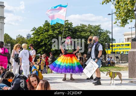Zweite London Trans+ Pride Stockfoto