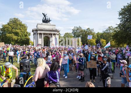 Zweite London Trans+ Pride Stockfoto