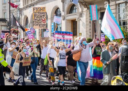 Zweite London Trans+ Pride Stockfoto