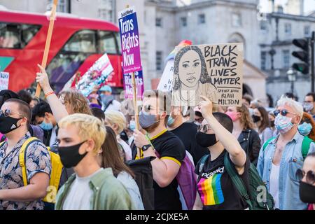 Zweite London Trans+ Pride Stockfoto