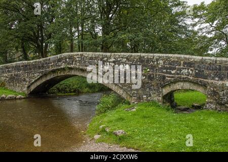 Die Fußgängerbrücke über die Stockfoto