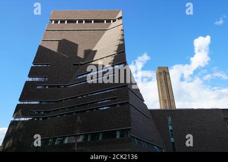 The Viewing Level in der Tate Modern, The Switch House, London England Vereinigtes Königreich Großbritannien Stockfoto