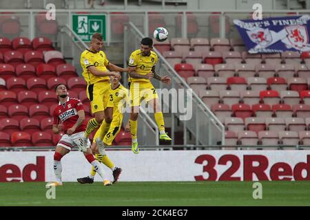 MIDDLESBROUGH, ENGLAND. 15. SEPTEMBER 2020 Michael Helik von Barnsley während des Carabao Cup Spiels zwischen Middlesbrough und Barnsley im Riverside Stadium, Middlesbrough. (Kredit: Mark Fletcher, Mi News) Kredit: MI Nachrichten & Sport /Alamy Live Nachrichten Stockfoto