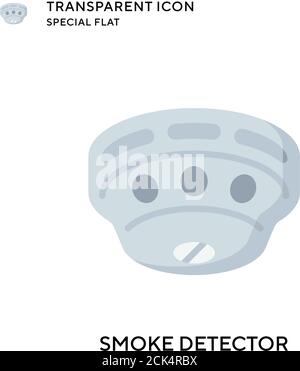 Vektorsymbol Rauchmelder. Flache Illustration. Vektor EPS 10. Stock Vektor