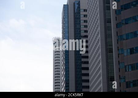 Modernes Gebäude der großen Firma in Shinagawa, Tokyo. Stockfoto