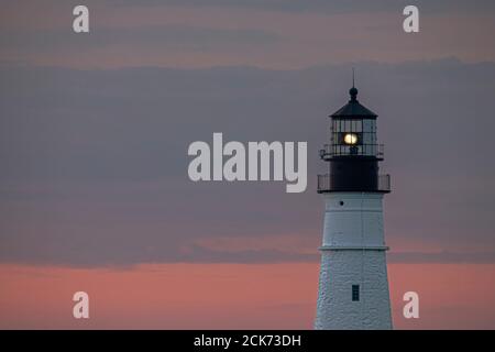 Portland Head Light in Portland Maine Stockfoto