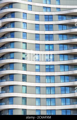 Luxus-Apartments, Vauxhall, London. Stockfoto