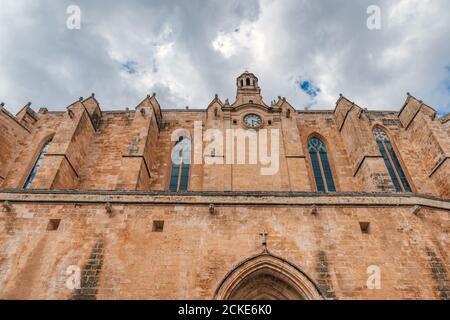 Alte Kathedrale Santa Maria in Ciutadella - Menorca, Spanien Stockfoto