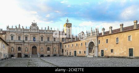 Die Certosa di Padula auch bekannt als Padula Kartause ist ein Kloster in der Provinz Salerno in Kampanien, Italien. Stockfoto