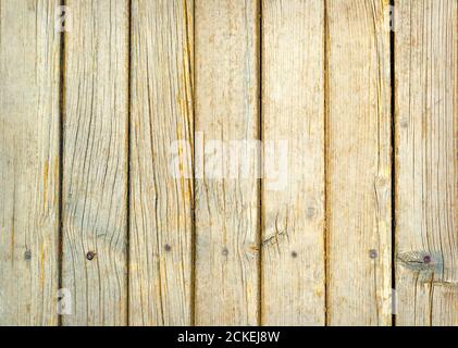 Holzalte hellbraune Grunge Plank Textur als Hintergrund Stockfoto
