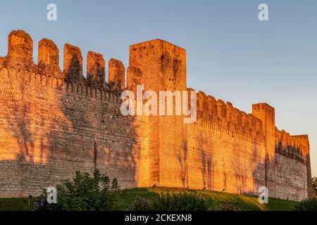 Italien Venetien Cittadella - die Wände Stockfoto