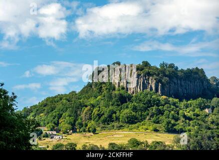 Bort-les-Orgues. Die Basaltorgane werden durch Phonolitflüsse gebildet. Correze. Nouvelle Aquitaine. Frankreich Stockfoto