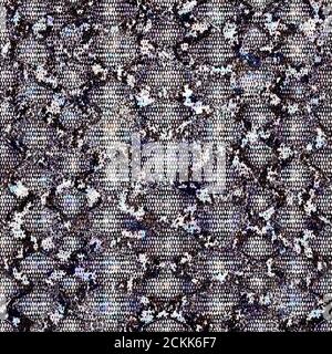 Nahtloses Schlangenmuster. Reptile Python nahtlose Textur. Tier bunt beige lila wiederholen Druck Textur. Fashion modisch Textil strukturiert b Stockfoto