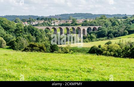 Pensford Viaduct im Dorf Pensford im Chew Tal in Somerset UK Stockfoto