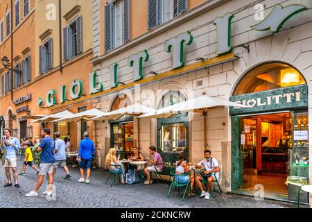 Caffe Giolitti, Rom, Latium, Italien Stockfoto