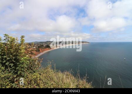 Seaton Strand und Kosten Stockfoto