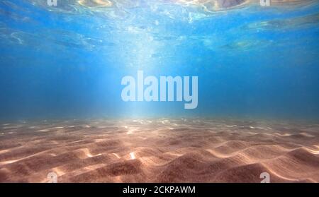 Unterwasseraufnahme im Meer, Griechenland Stockfoto