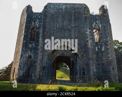 St Quintins Castle auch bekannt als St Quentins Castle und Llanblethian Castle, Llanblethian Cowbridge South Wales Großbritannien Stockfoto