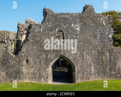 St Quintins Castle auch bekannt als St Quentins Castle und Llanblethian Castle, Llanblethian Cowbridge South Wales Großbritannien Stockfoto